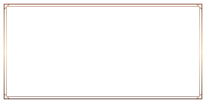 Elegant double brown and gold rectangle border for luxury invitations.