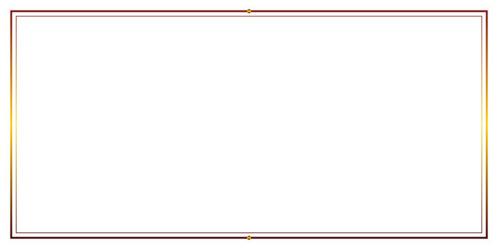 Red and gold ornate rectangle border for decorative framing and graphic design.
