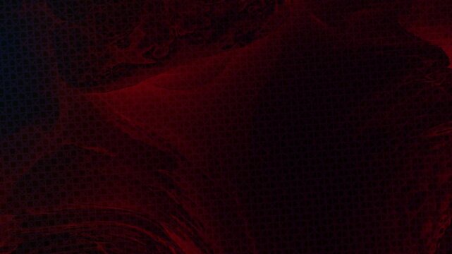 Abstract Quasicrystal with Retro Dithering in Blue and Red Loop