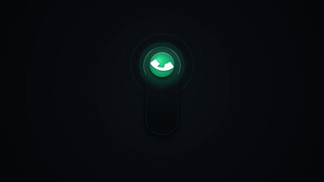 Incoming Phone Call Notification UI Motion Graphic