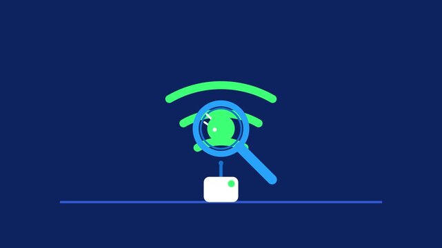 Scanning and Locating a WiFi Signal Symbol