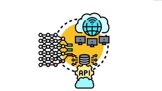 Application layer of the open systems interconnection model data processing, global network communication, cloud computing services, and software interfaces with interconnected systems