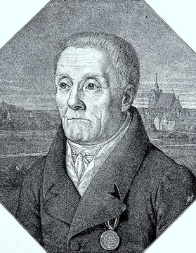 Joachim Christian Nettelbeck, 20 September 1738, 29 January 1824, was a well-known German folk hero through his role in the defence of Kolberg in 1807 and his autobiography, digitally enhanced reproduction of an original 19th century print