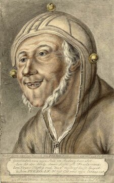 Pieter Cornelisz van der Morsch (1543) (1628), was a man in Leiden, Holland, Painting by Abraham Delfos, Historic, digitally restored reproduction from a 19th century original