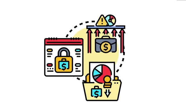 Business financial management system organizing overhead and fixed expenditures, analyzing increasing costs, and strategizing budget reduction for optimal economic performance