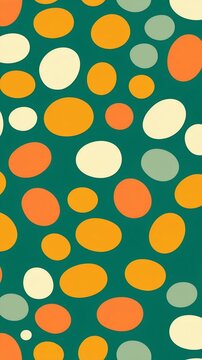 seamless autumn themed pattern in morandi colors vertical background 