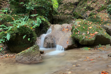 waterfall in the forest © Yasin