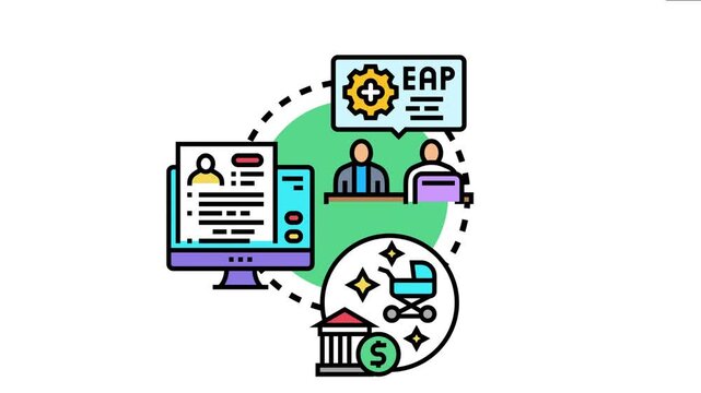 Parent support program providing valuable consulting, an eap system, online resources, and financial benefits for modern families and new parents navigating parenthood