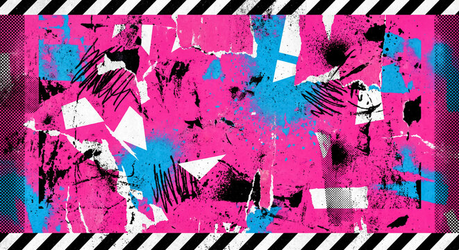Vibrant abstract graffiti style background for creative marketing