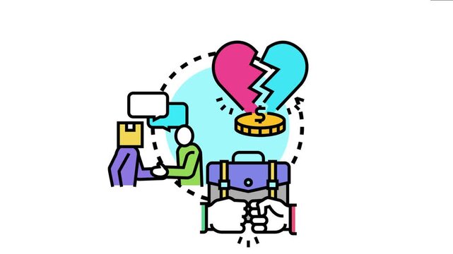 Partners collaborating and communicating to resolve complex problems, negotiate agreements, and manage relationships, aiming to overcome difficulties and achieve successful outcomes