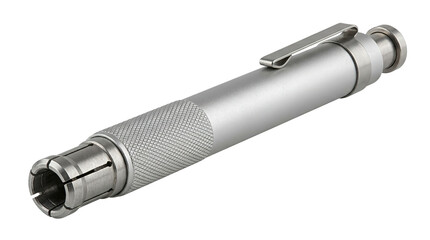 Precision silver telescopic magnetic pickup tool with pocket clip for easy retrieval © Ira