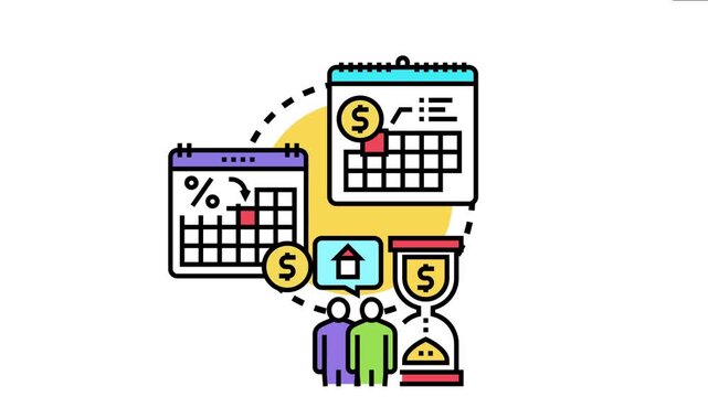 Calendars tracking payment due dates and expenses, symbolizing financial planning, budgeting, and timely management of monetary commitments for debt or income