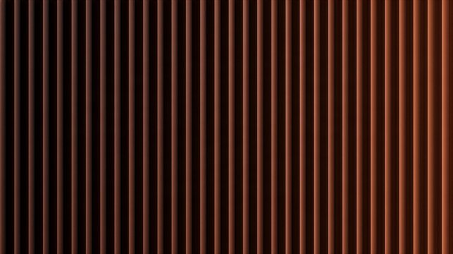 Minimal brown ribbed glass abstract background