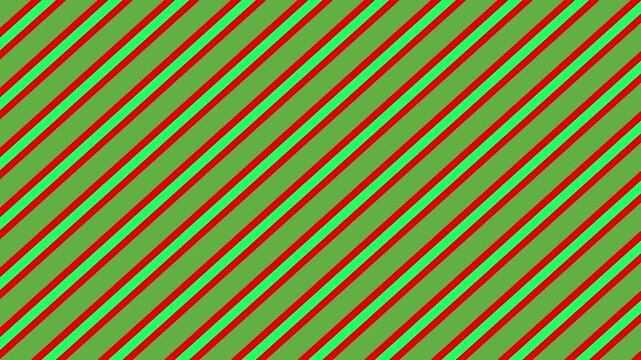 Parallel red and green diagonal stripes cross a black background, forming a bold geometric graphic for abstract visuals and digital design.