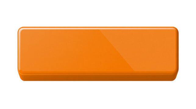 Isolated orange rectangular block with rounded corners and identification text label