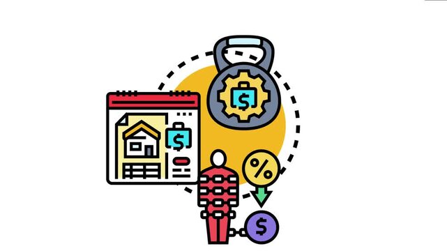 Security plan concept a personal loan secured by assets like real estate