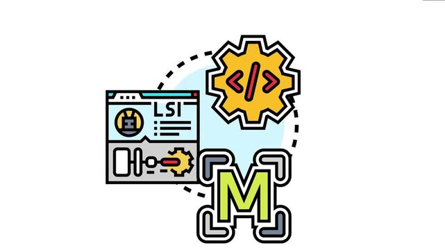 Illustrated concept showing software interface settings, a coding gear icon, and a customizable element, representing the process of personalizing parameters for optimal application functionality