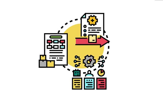 Planned order fulfillment timeline illustrates the strategic process of managing inventory, processing orders, shipping products, and ensuring timely delivery for optimal business operations