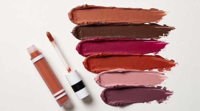 Liquid lipstick swatches and pac&hellip; enjoying outdoor leisure time in natural light