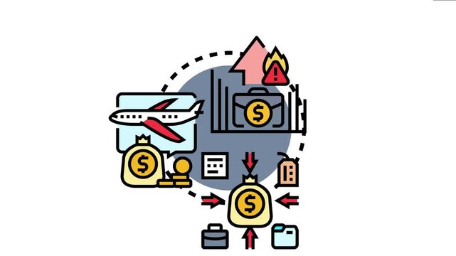 Pocket expense concept representing personal money management, financial planning, budget control, and unexpected costs arising from daily economy, business travel, and consumer spending