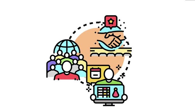 Political party organizers developing a campaign strategy, connecting with voters, and coordinating events to achieve election goals and public support