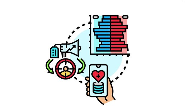 Epidemiology concept population data analysis. Health research studies. And case control methodology using digital tools and targeted subject groups for medical insights and public health