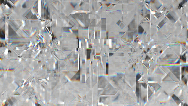 Frosted glass with dispersion effect