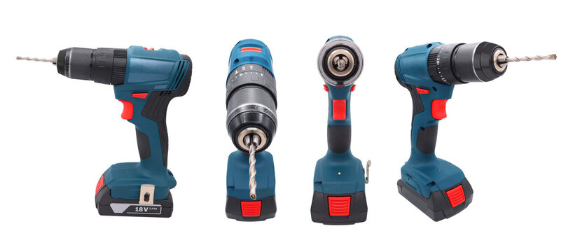 Cordless Power Drill on transparent background png