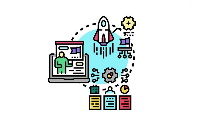 Pre launch sop phase concept involving strategic planning, standard operating procedures, startup development, business preparation, and marketing strategy before product or service release