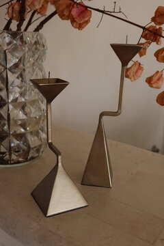 chrome candlesticks
