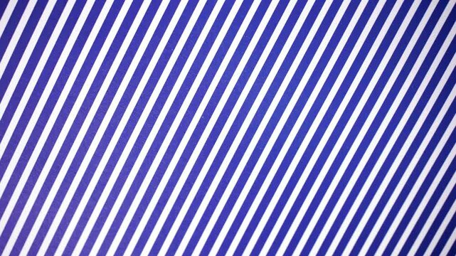 Continuous Panning Blue and White Diagonal Stripes Video