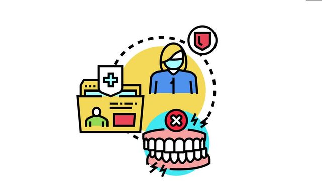 Preventive care strategy emphasizing dental checkups, patient health records, and shield protection for overall well being and avoiding disease