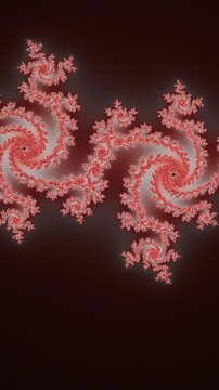 Luxuri&ouml;se Tapete mit Mandelbrot und Julia Menge als nahtlose Schleife