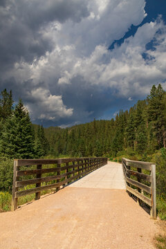 South Rapid Bridge No. 91 on the George S. Mickelson Trail, South Dakota