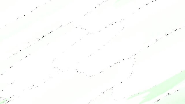 Random brush stroke transitions gradually filling the screen completely white, ideal for artistic scene changes, matte reveals, and creative motion graphics