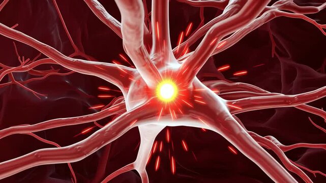 Explore the intricate illuminated brain pathways revealing complex thought processes and neural connections concept