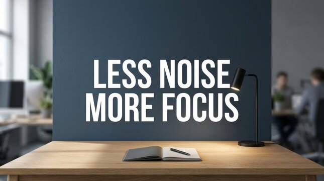 Less Noise More Focus for Better Workplace Productivity