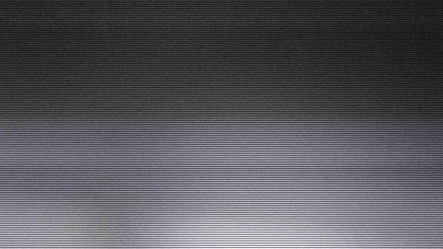 Retro crt computer screen with analog noise and static glitch effect