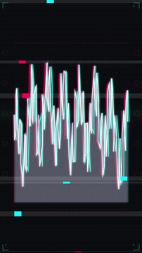 Green Wave Graph Line Chart Growth Trend Data Analytics Finance Business Growth Curve