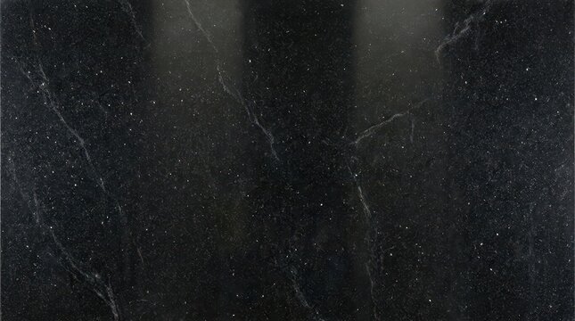 Black marble texture with white veining and speckled pattern