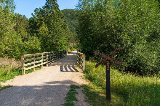 East Fantail Bridge No. F5 on the George S. Mickelson Trail, South Dakota