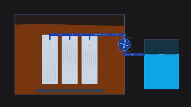 Industrial Submerged Membrane Bioreactor Mbr Wastewater Treatment Plant Schematic