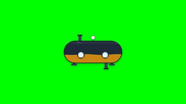 Industrial High Pressure Liquid Receiver Tank Refrigerant Storage for Commercial Cooling Systems