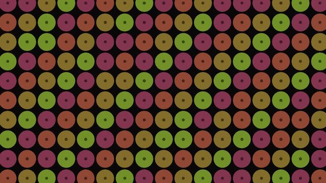 ディープジュエルトーンのかぎ針編みマクラメ柄（水平方向の動き）