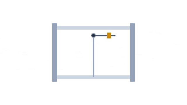 Industrial Circular Barometric Relief Damper with Adjustable Counterweight and Offset Flapper