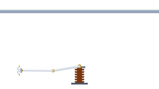 Industrial High Voltage Semi Pantograph Disconnector Vertical Reach Contact Schematic