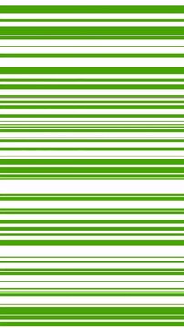 Abstract green and white horizontal stripes moving vertically background.
