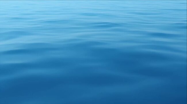 Blue Ocean Water Surface with Gentle Ripple and Wave Texture, Calm Abstract Nature Background for Tranquil Relaxation, Peaceful Environmental Design Themes and SEO Search Visibility