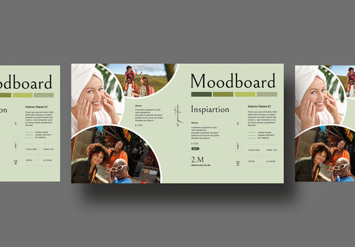 Clean Mood Board Template