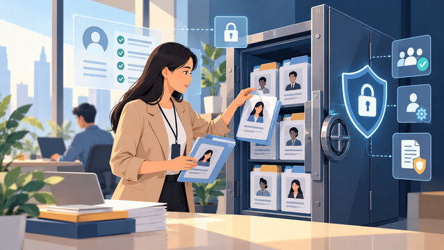 Employee data privacy and secure HR information management